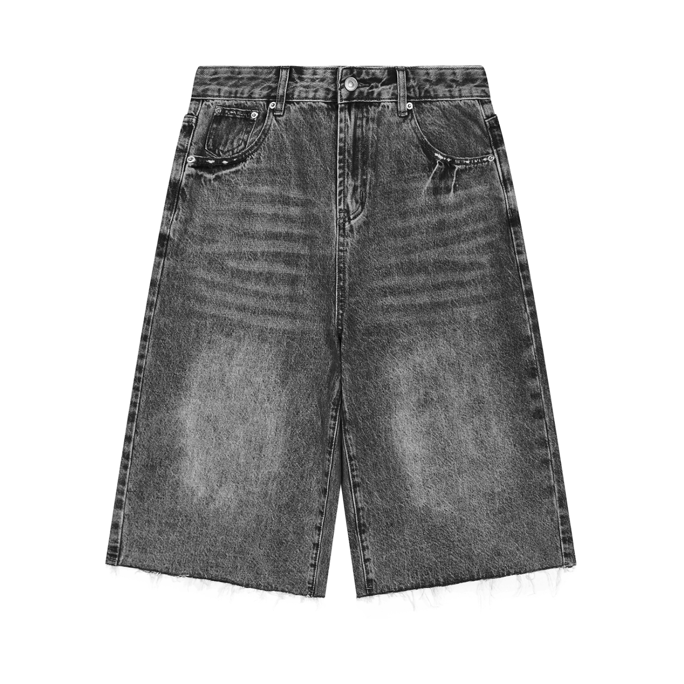 Men’s Vintage Wide Leg Denim Shorts